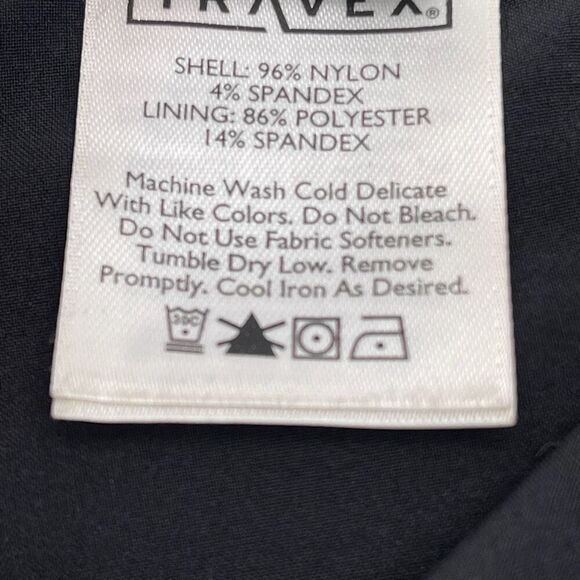 EDDIE BAUER Travex Skort Black Size 10 NWT Quick-Dry Travel Outdoor Active New - Picture 4 of 16